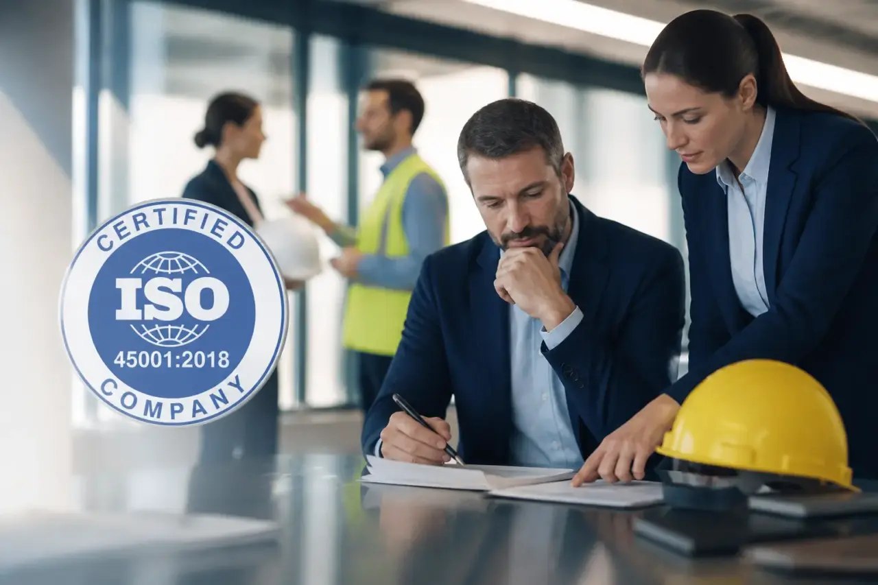 Asset originale della certificazione ISO 45001