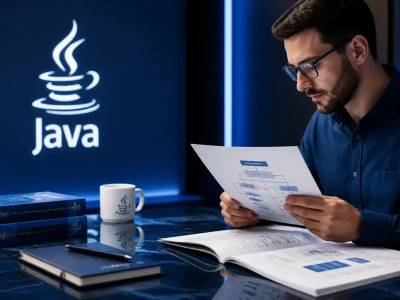 Visual tecnologico dedicato alla programmazione Java